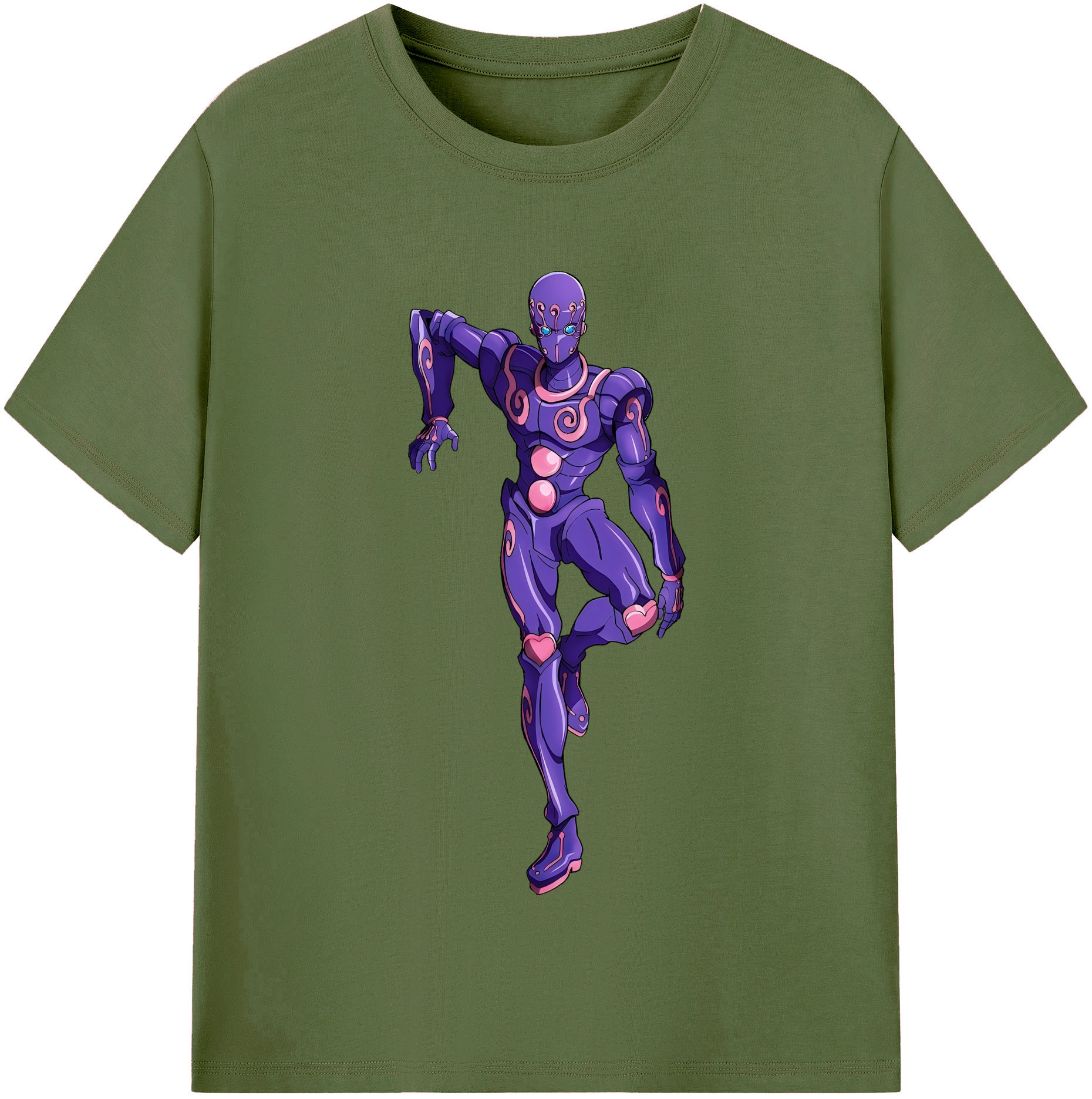 （画像用） ジョジョの奇妙な冒険 JoJo's Bizarre Adventure 綿100％半袖Tシャツ（フロントプリント）